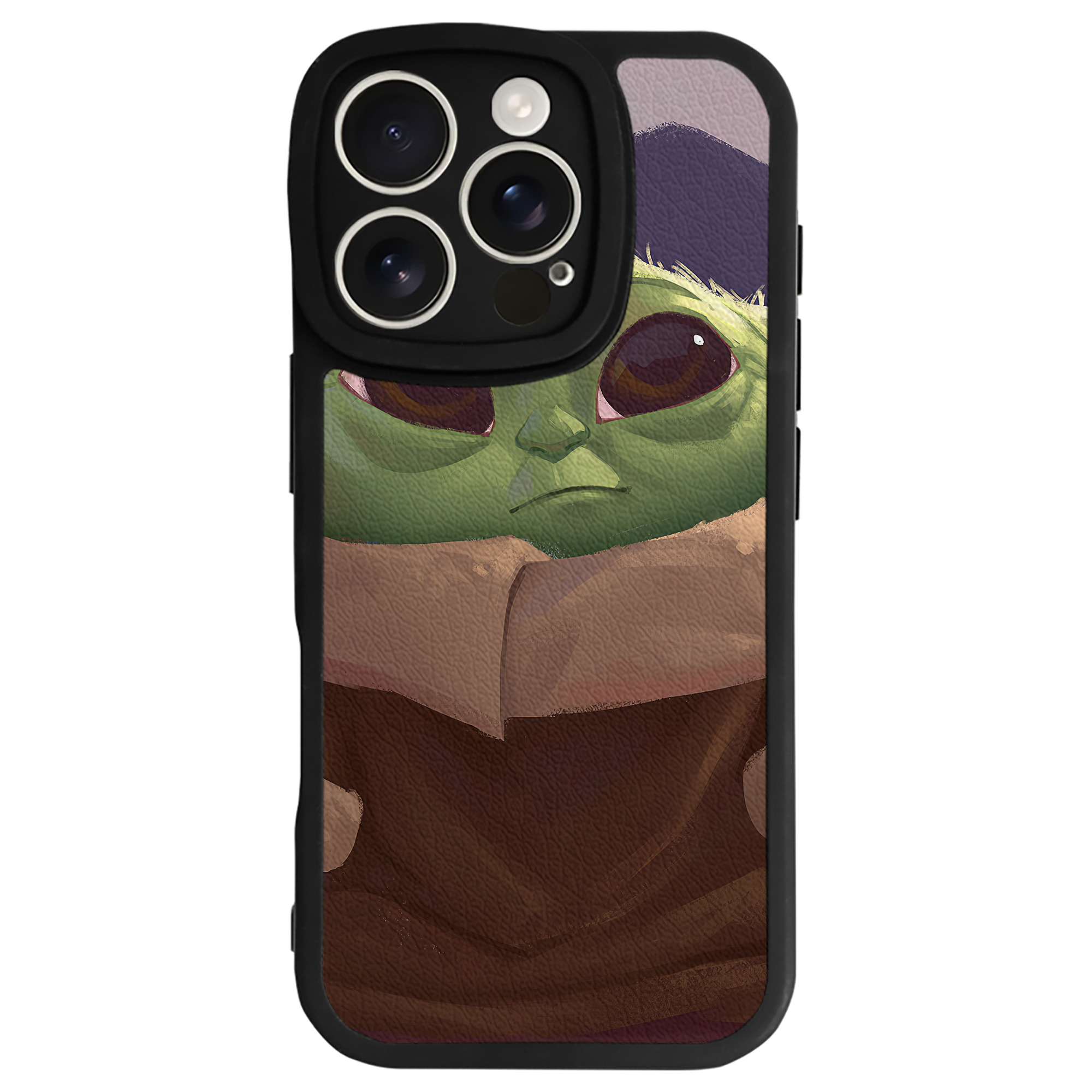 （画像用） スター・ウォーズ Star Wars 【iPhone 16シリーズ対応】シリコンスマホケース（レザー調） 材質：シリコン